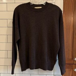 Madewell (Re)sponsible Cashmere Oversized Crewneck Sweater